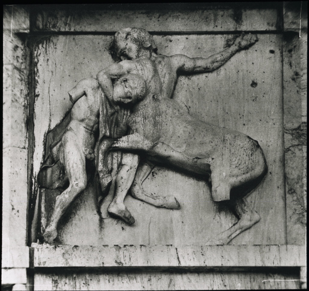 <p>What is this Metope made of?</p>