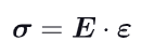 <p><strong>F</strong>or <strong>l</strong>ow <strong>stra</strong>in <strong>leve</strong>ls, <strong>t</strong>he <strong>stre</strong>ss <strong>increa</strong>ses <strong>i</strong>n <strong>a</strong> <strong>line</strong>ar <strong>mann</strong>er (<strong>proportio</strong>nality)</p><ul><li><p>Stress: σ</p></li><li><p>Modulus of Elasticity (Young’s Modulus) E</p></li><li><p>Strain : ϵ</p></li></ul><p></p>