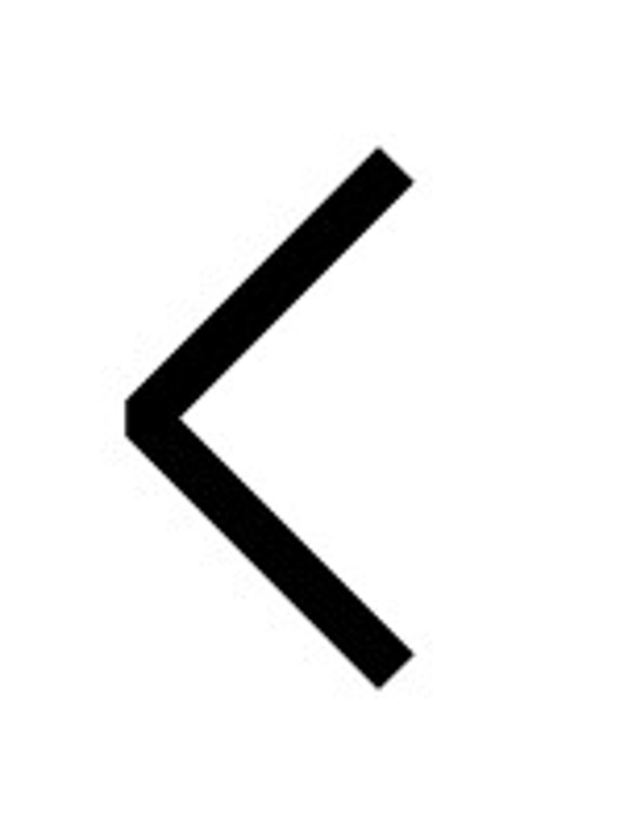 <p>Fire; the fire symbol that conveys warmth, safety, and comfort. Also represents the inner flame that is within us all and drives us to pursue our passions and dreams. Think: something is being shown to you. While merkstave, this rune means delays, failure, arrogance, ignorance, or lack of creativity.</p>