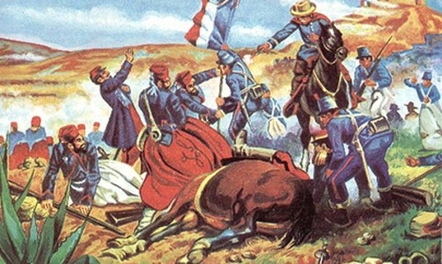 <p>The attempt to install a government here that was friendly to France backfired and became the first foreign policy disasters for Napoleon III.</p>