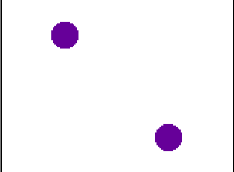 <p>apparent movement between objects where stationary stimuli are presented in slightly different locations (looks like its moving) </p>