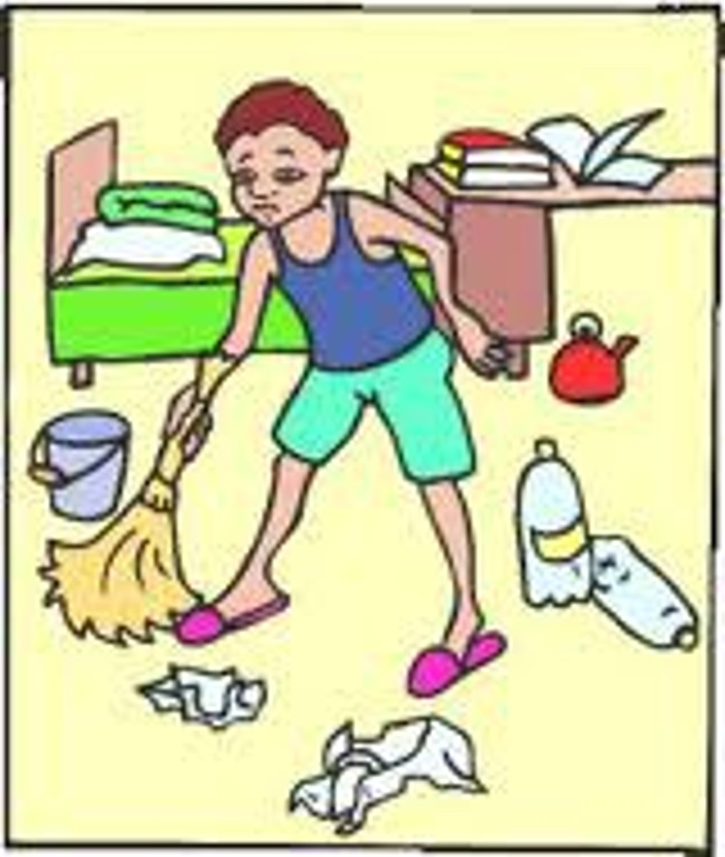 <p>v. + n. clean up a room, straighten up a room, organize a room, neaten a room &gt;&lt; mess up a room, clutter a room Dọn dẹp phòng Please tidy your room before dinner. /ˈtaɪdi ə ruːm/</p>