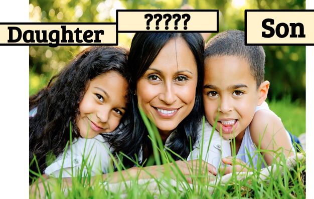 <p>mamá, мама, mãe, 妈妈, mẹ</p>