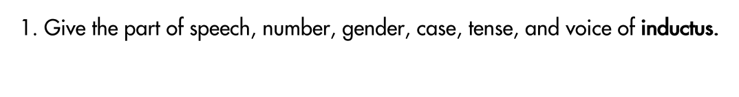 <p>Refer to the underlined words in the Caesar passage above for the following questions.</p>