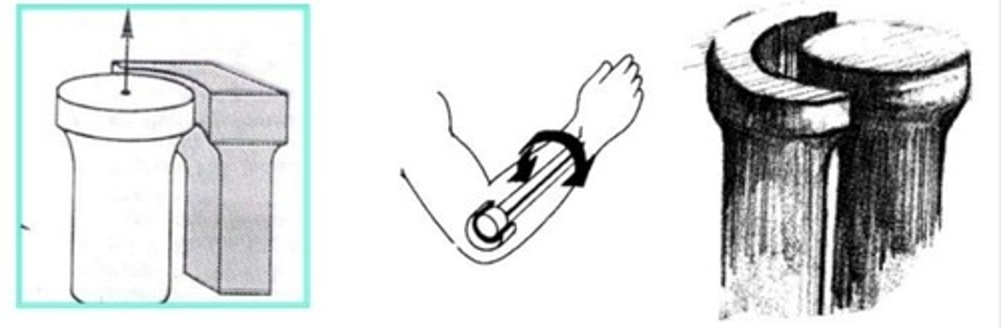 <p>Articulaciones en las que un hueso gira sobre</p><p>su eje longitudinal, similar a la rueda de una</p><p>bicicleta.</p><p>● Existen dos ejemplos importantes: la</p><p>articulación atloaxoidea entre las primeras</p><p>dos vértebras y la radiocubital en el codo</p><p>monoaxial</p><p>grado de libertad de movimiento</p><p>pronacion - Supinacion</p>