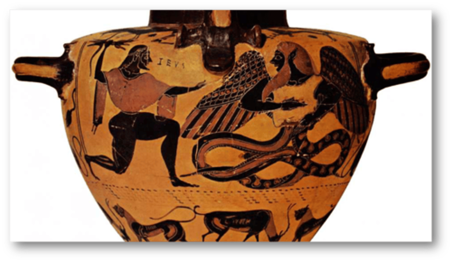 <p>Zeus and Typhoios</p>