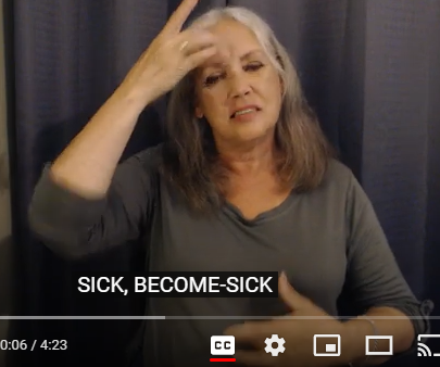 middle figure in. dom hand point to head, ndom pointing to stomach