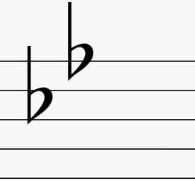 <p>2 flats minor</p>