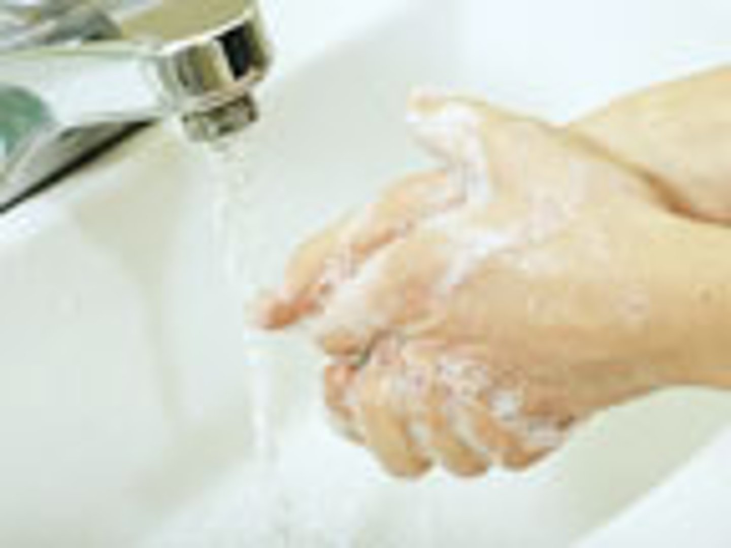 <p>I wash my hands</p>