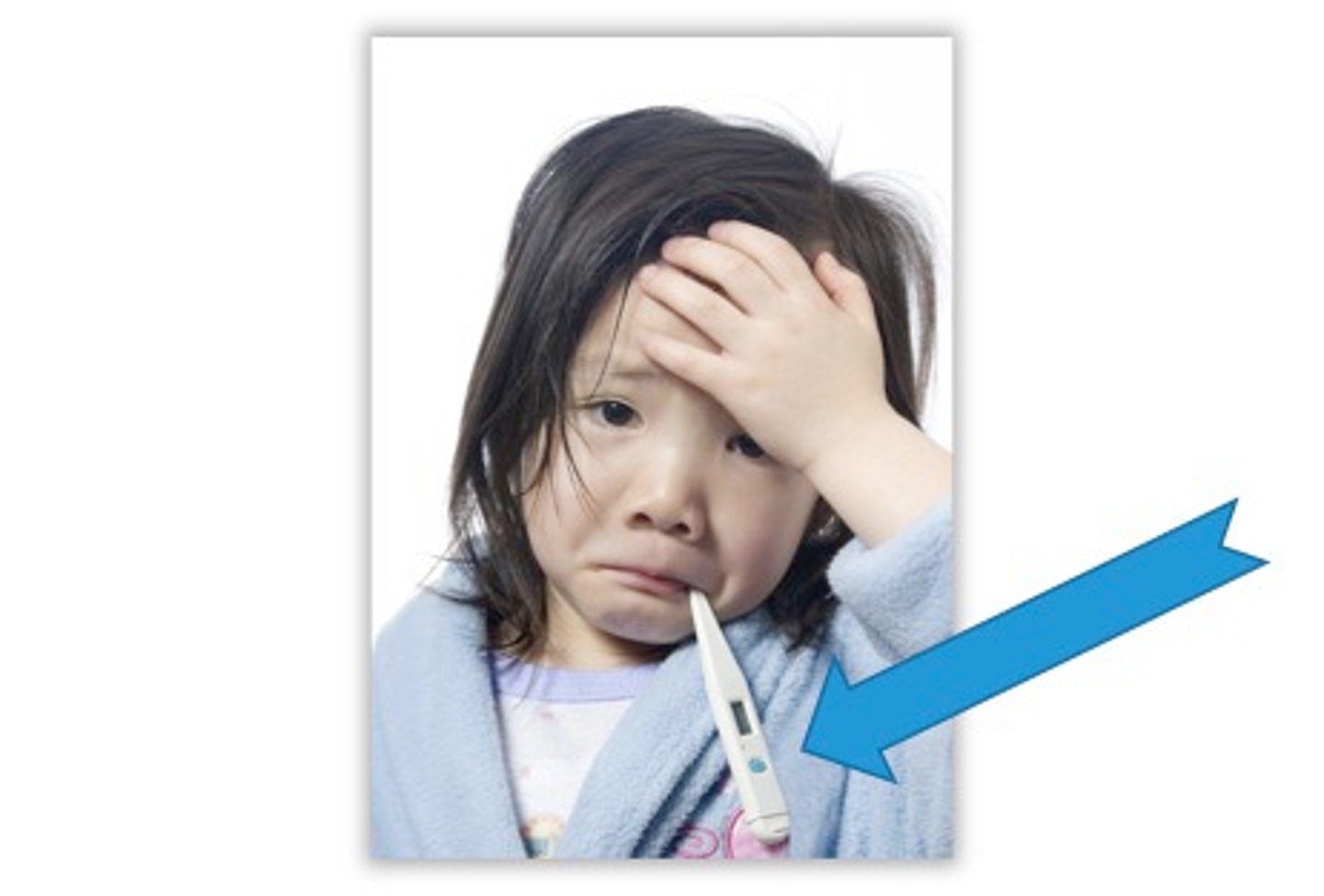 <p>to take someone's temperature</p>
