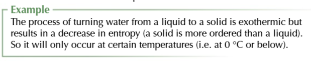 <p>reaction is only feasible below a certain temperature</p>