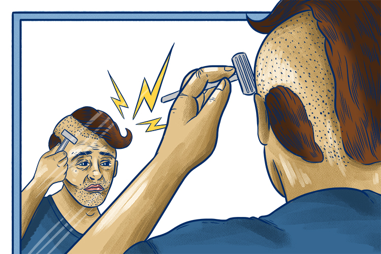 <p><span>In tri</span>mming he felt <span>sick</span> (Intrinsic): the trim had gone wrong and he had removed an<span> essential part</span> of himself.&nbsp;</p><p>неотъемлемый</p>