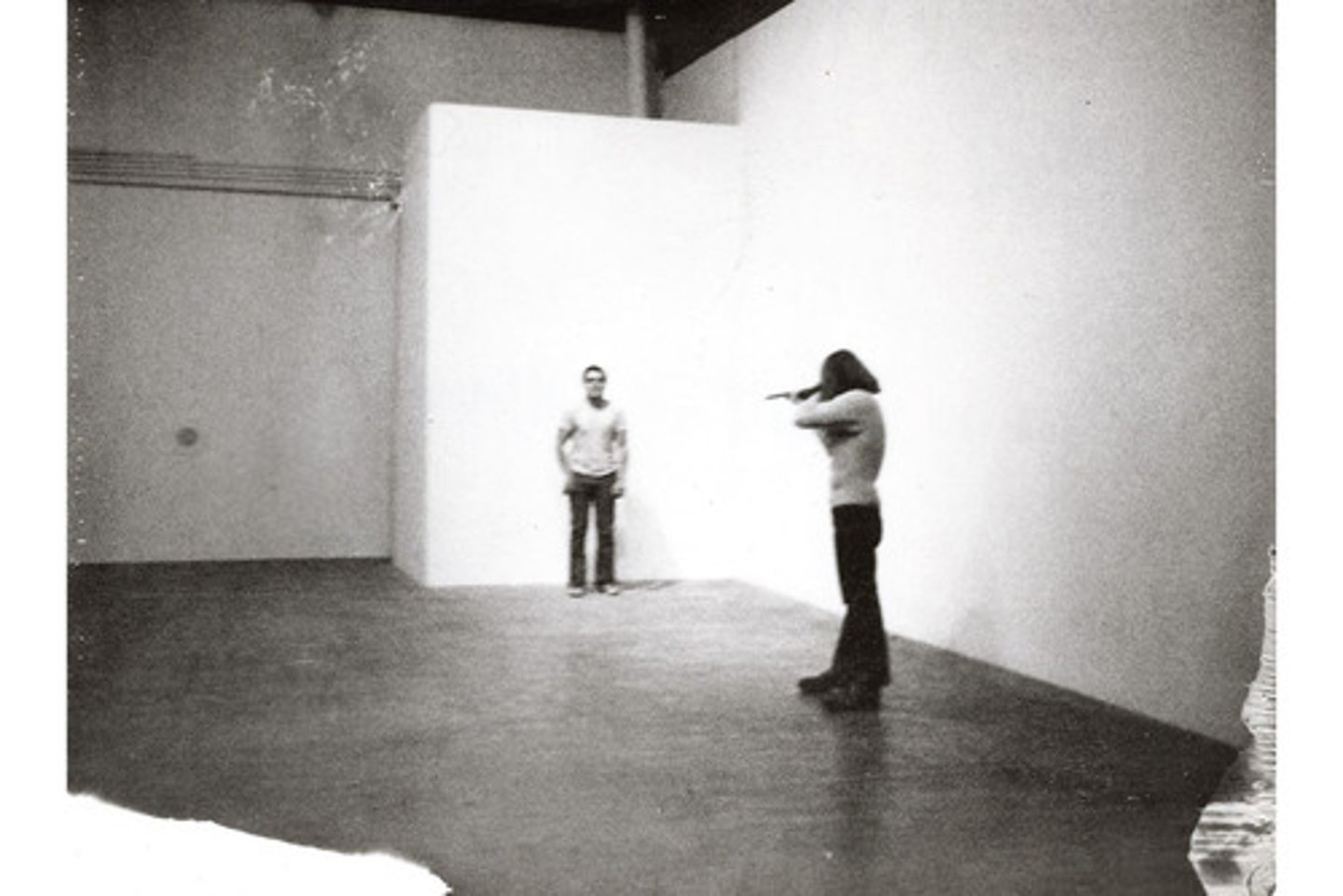 <p>Performance Art, Burden, American, 1971</p>
