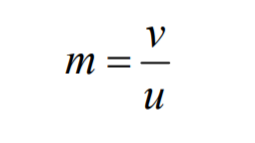 <p><span style="color: rgb(0, 0, 0);"><span>Label this formula</span></span></p><p><span style="color: rgb(0, 0, 0);"><em><span>Magnification</span></em></span></p>