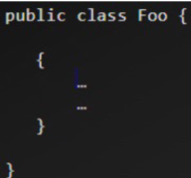 executed everytime object initiated before constructor