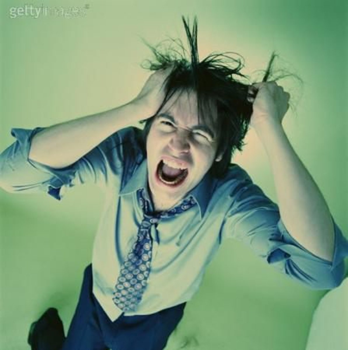 <p>to be fed up/tired of something</p>