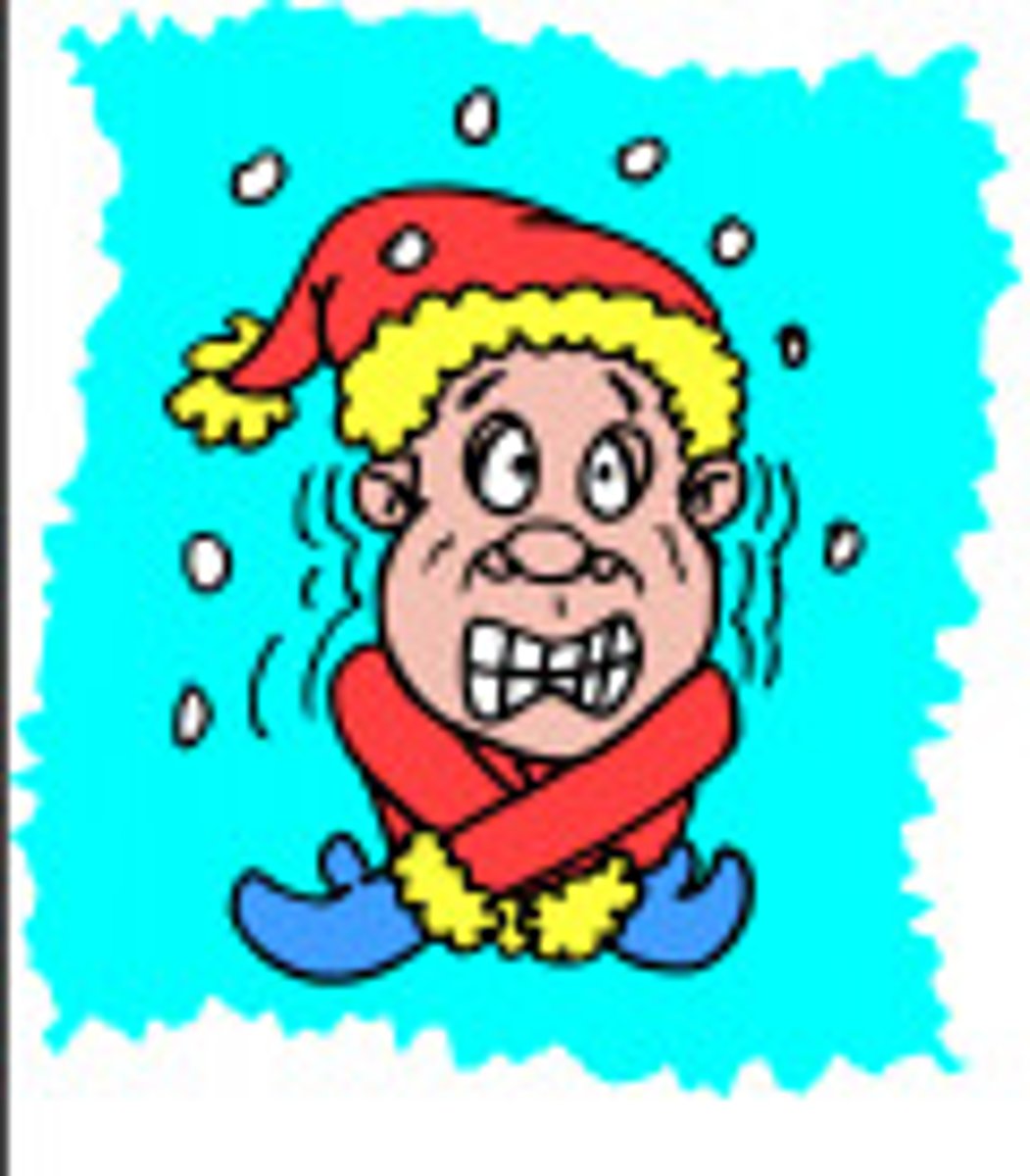 <p>I'm cold</p>