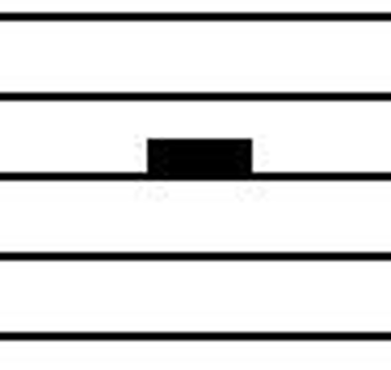 <p>2 beats of silence</p>