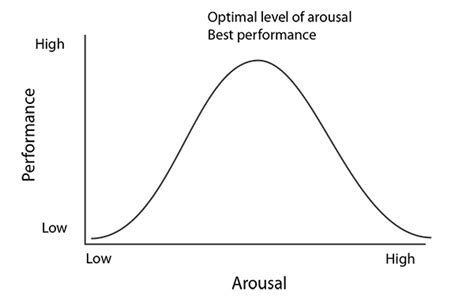 <p>The theory that anxiety can have both a positive and negative effect on recall and that the most positive effect is when the intensity of anxiety is medium</p>