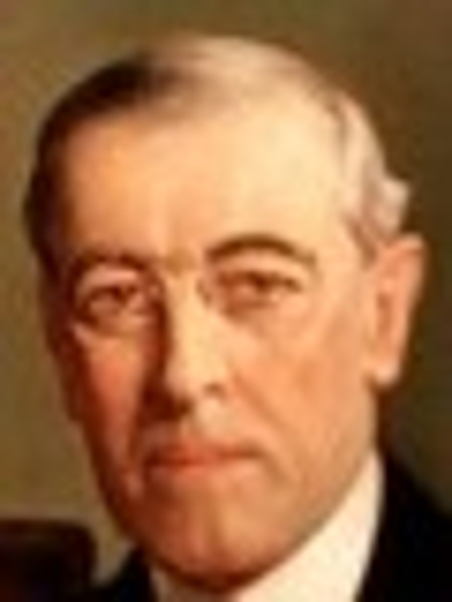 <p>Democratic, Pres, during WW1, created federal reserve, FCC, Clayton Anti-Trust act, progressive income tax, lower tariffs, women's suffrage (reluctantly), 14 Points post- war peace plan, Nobel Peace Prize</p>