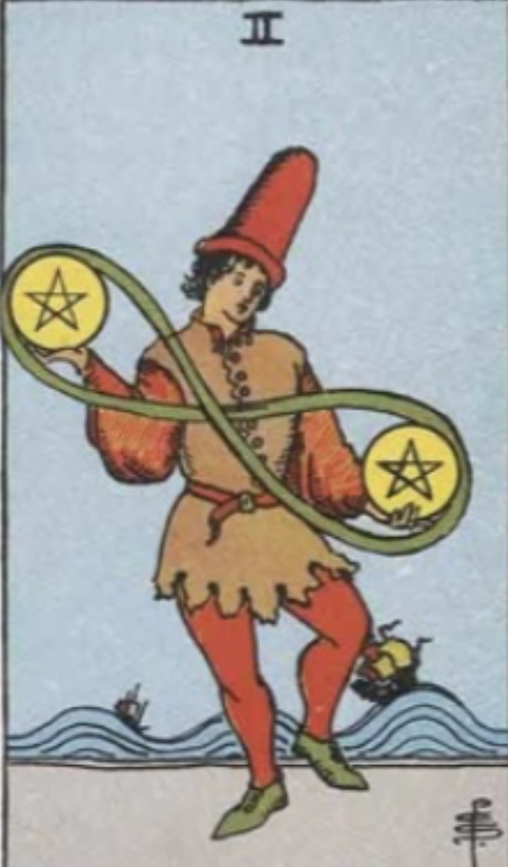 2 of Pentacles- Reversed