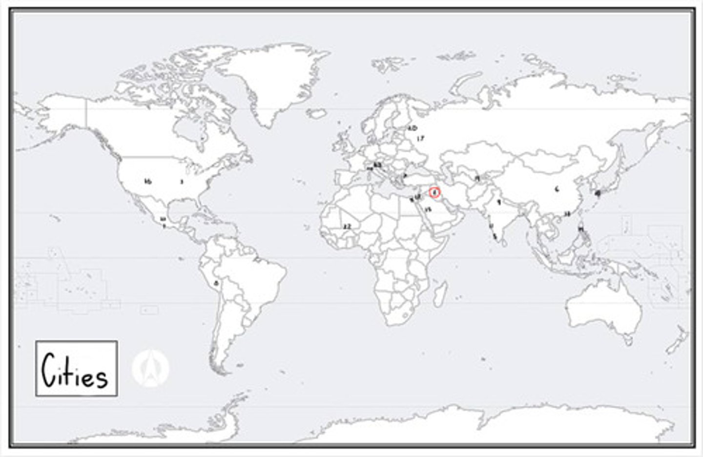 <p>What is #2? (cities)</p>