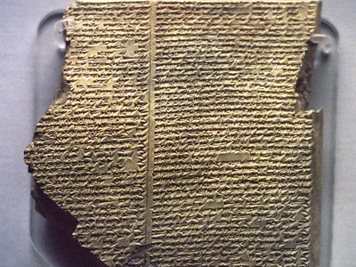 <p><span><span>The </span></span><em>Epic of Gilgamesh</em><span><span> is </span></span><strong><mark data-color="rgba(0, 0, 0, 0)" style="background-color: rgba(0, 0, 0, 0); color: inherit;">an ancient Mesopotamian poem about the legendary king of Uruk, whose historical basis is the fifth king of the first dynasty of Uruk from around 2700–2500 BCE</mark></strong><span><span>. It is one of the earliest known works of literary fiction, exploring universal themes such as the quest for immortality, friendship, mortality, and the meaning of life.</span></span></p>