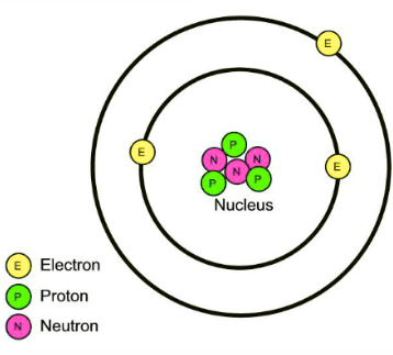 <p>Protons and neutrons. </p>