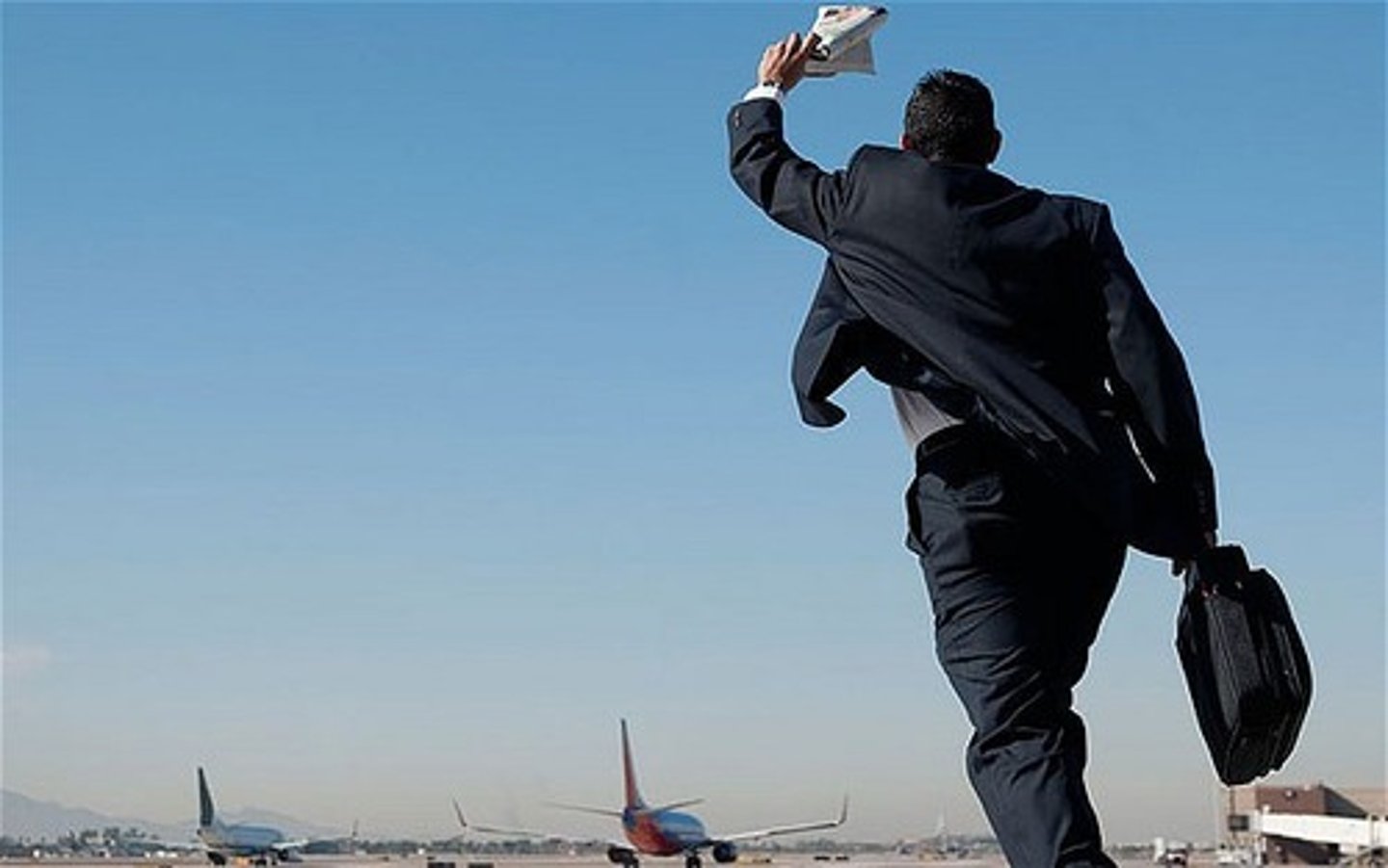 <p>to miss the flight</p>