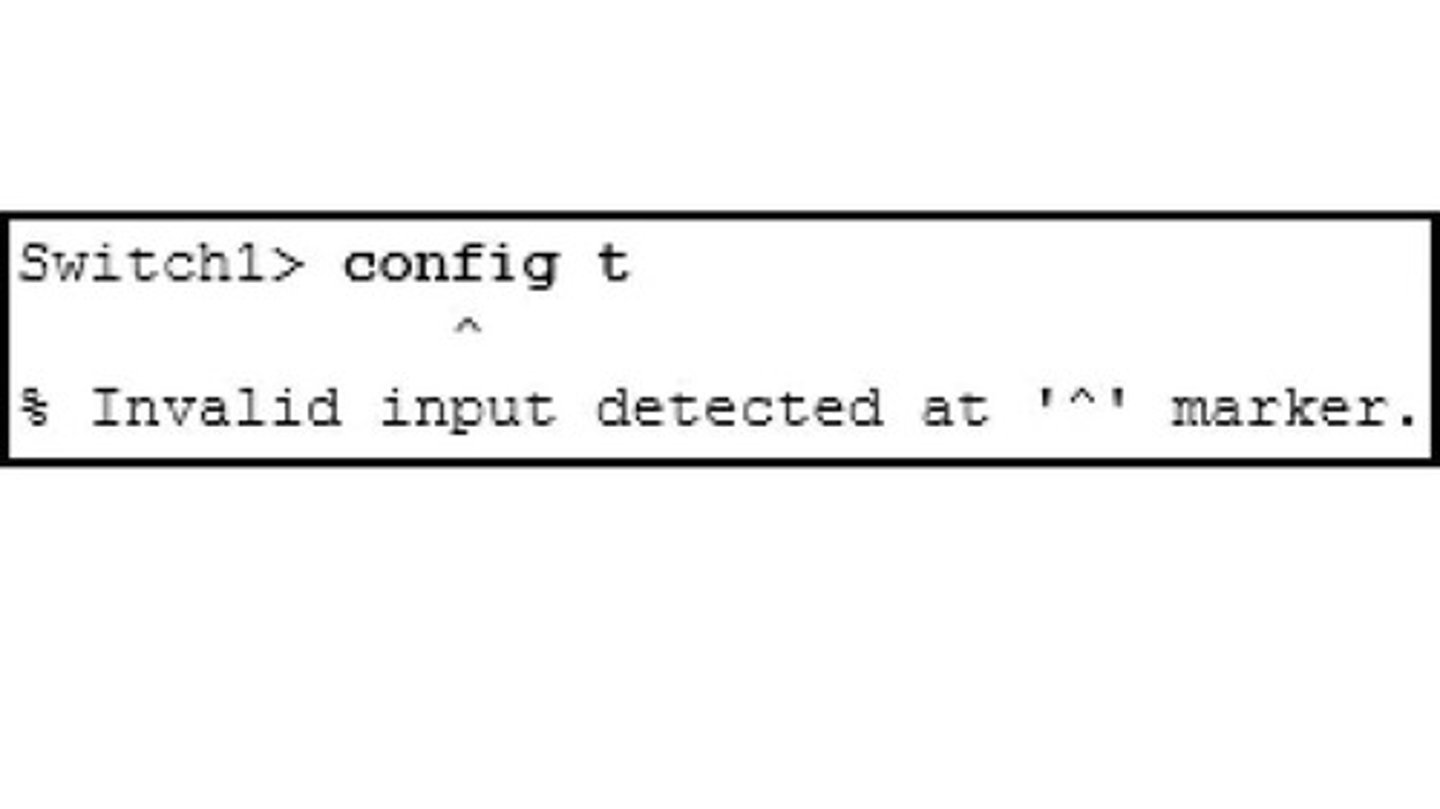<p>The administrator must first enter privileged EXEC mode before issuing the command.</p>
