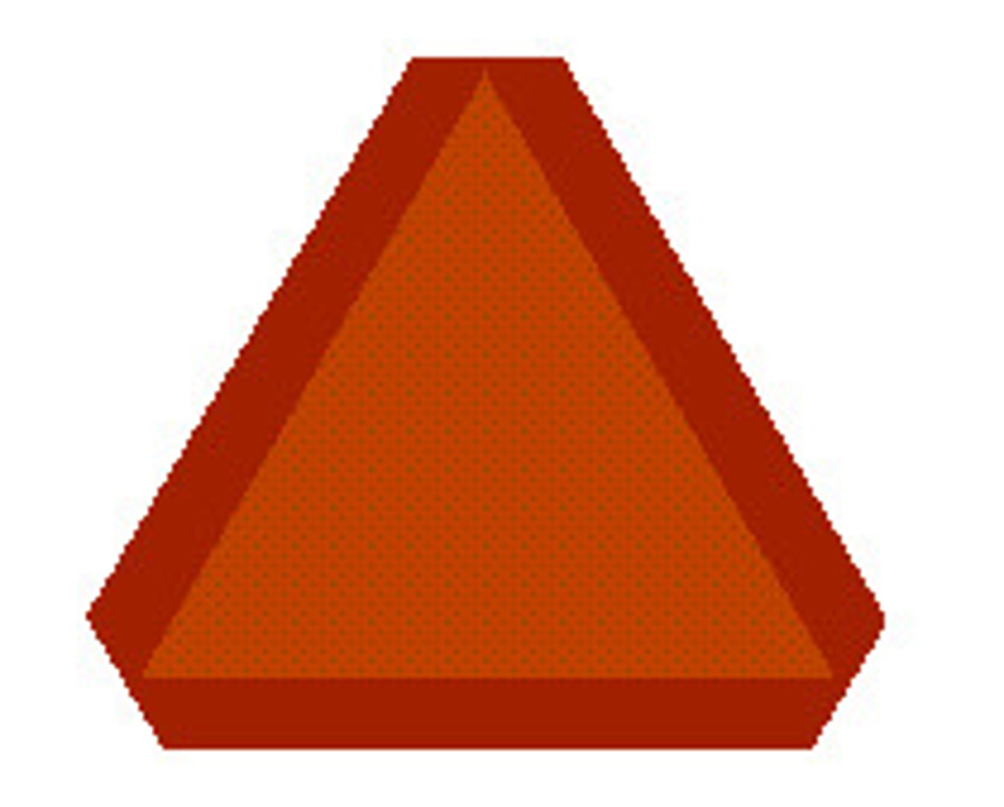 <p>A slow-moving vehicle, the sign is not on the overside, on a vehicle</p>