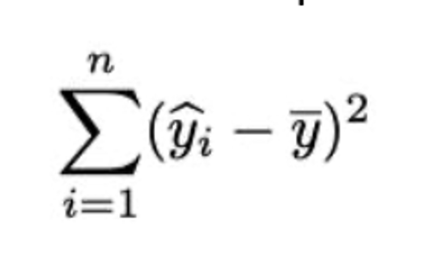 <p>SSMod (sum of squares predicted by the model): de som van de afwijkingen die verklaard of voorspeld worden door het lineair model met één predictor.</p>