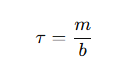 <ul><li><p>m is the mass of the object,</p></li><li><p>b is the damping constant.</p></li></ul><p></p>