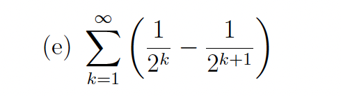 <p><em>Determine whether the series converges, and if so find its sum</em></p>
