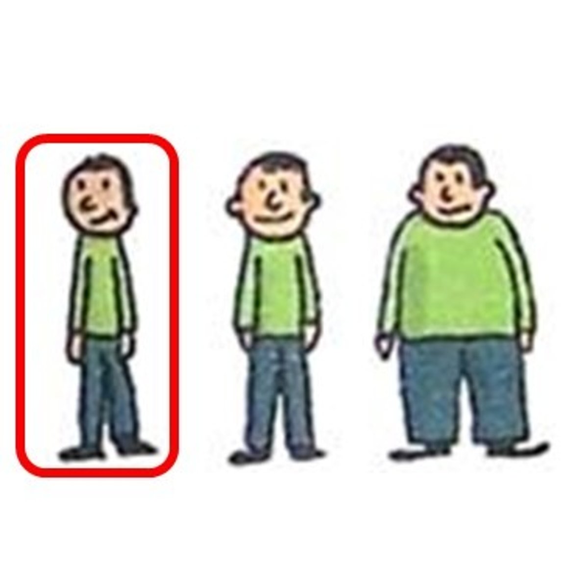 <p>shòu — худой</p>