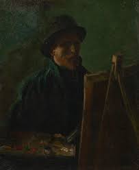 <p>Van Gogh, Self-Portrait as a Painter, September-November 1886, Oil on canvas, 46 × 38 cm</p>