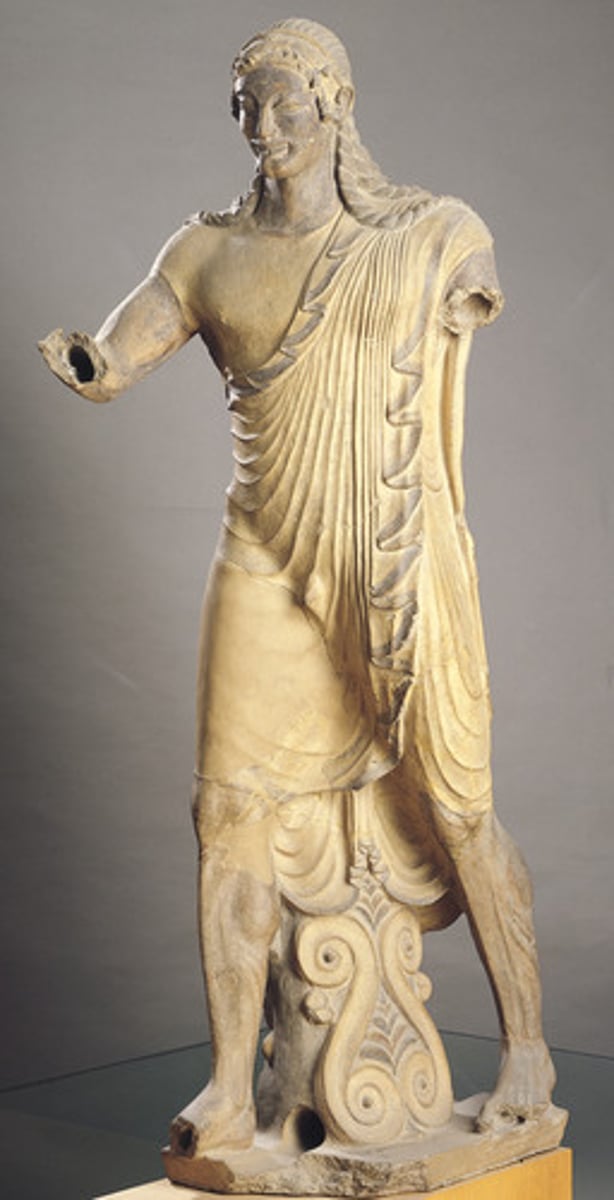 <p>Lyre, laurel tree</p>