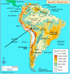 <p>A plateau --region located in the Andes of Bolivia and Peru</p>
