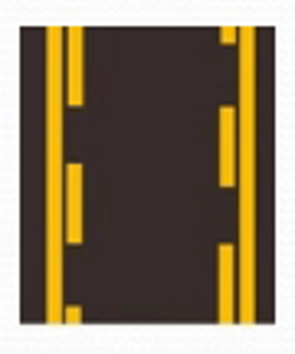 <p>Merge completely into this lane before you make your left turn</p>