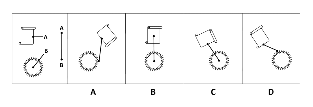 <p>Which of these images <em>best</em> solves the problem in the first picture?</p><ol><li><p>C</p></li><li><p>B</p></li><li><p>A</p></li><li><p>D</p></li></ol>