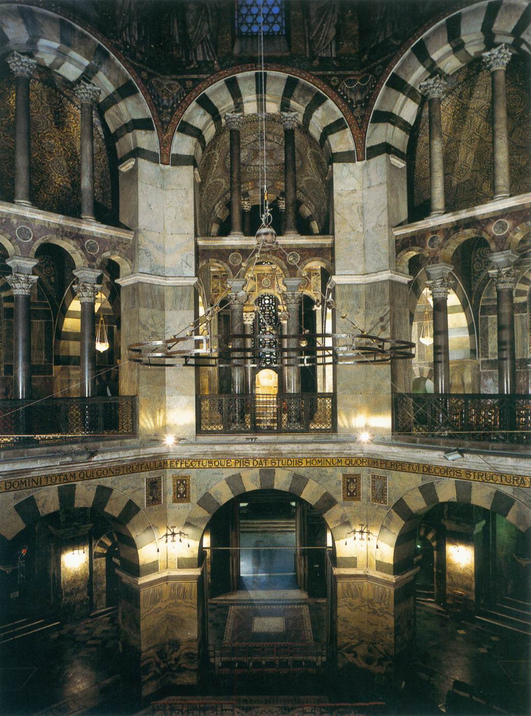 Odo of Metz, Palatine Chapel Interior, Aachen, 805