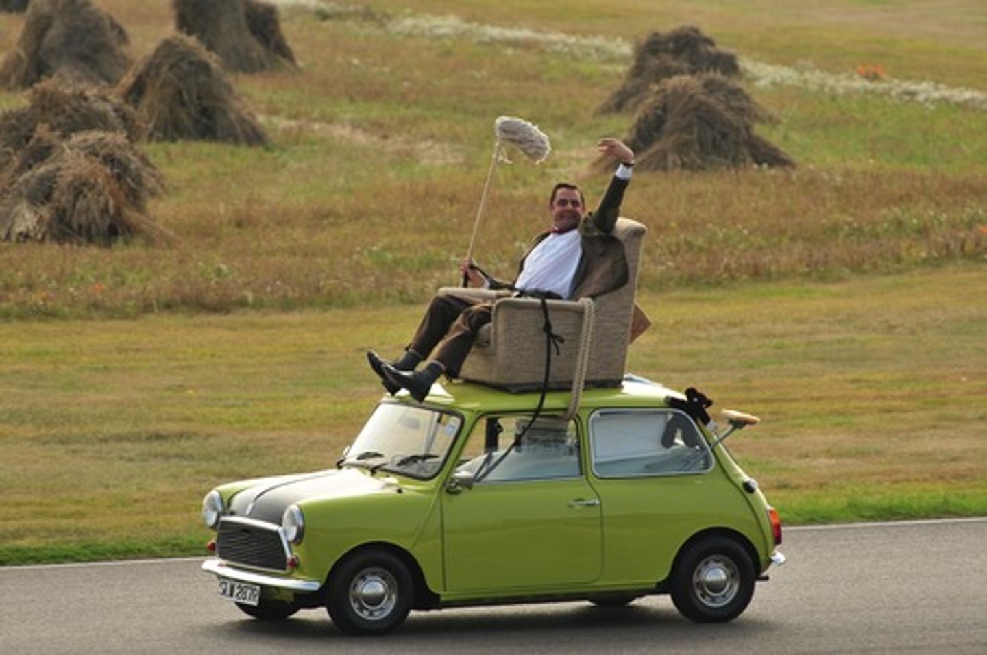 <p>to take the car</p>
