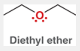 <p>diethyl ether (pictured)</p>