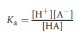 <p>measures the strength of an acid in solution</p>