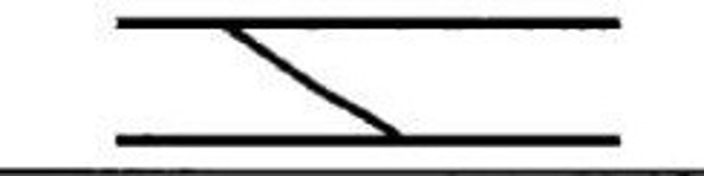 <p>a bridge between one fingerprint ridge and another</p>