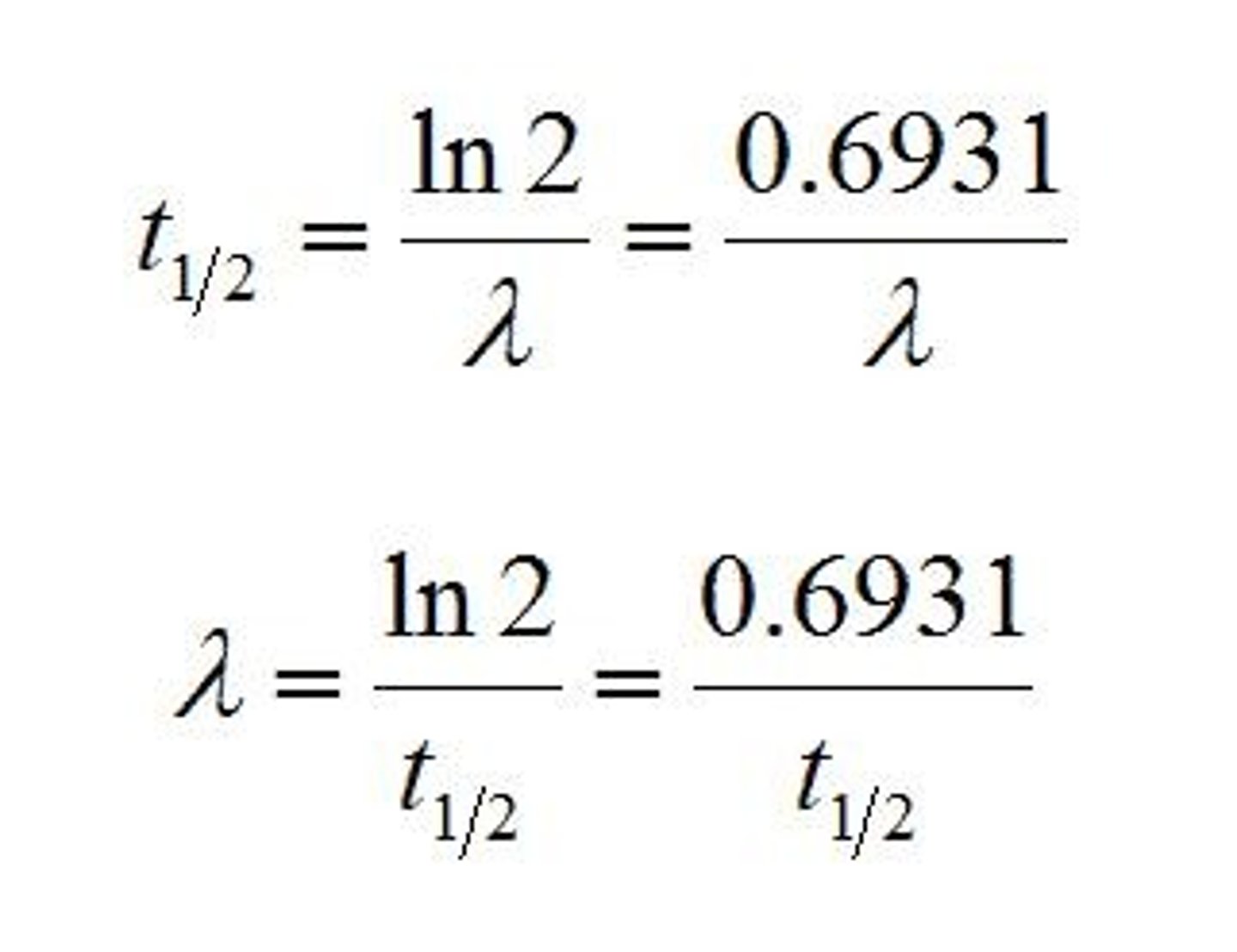 <p>The time taken for the radioactivity of a specified isotope to fall to half its original value.</p>