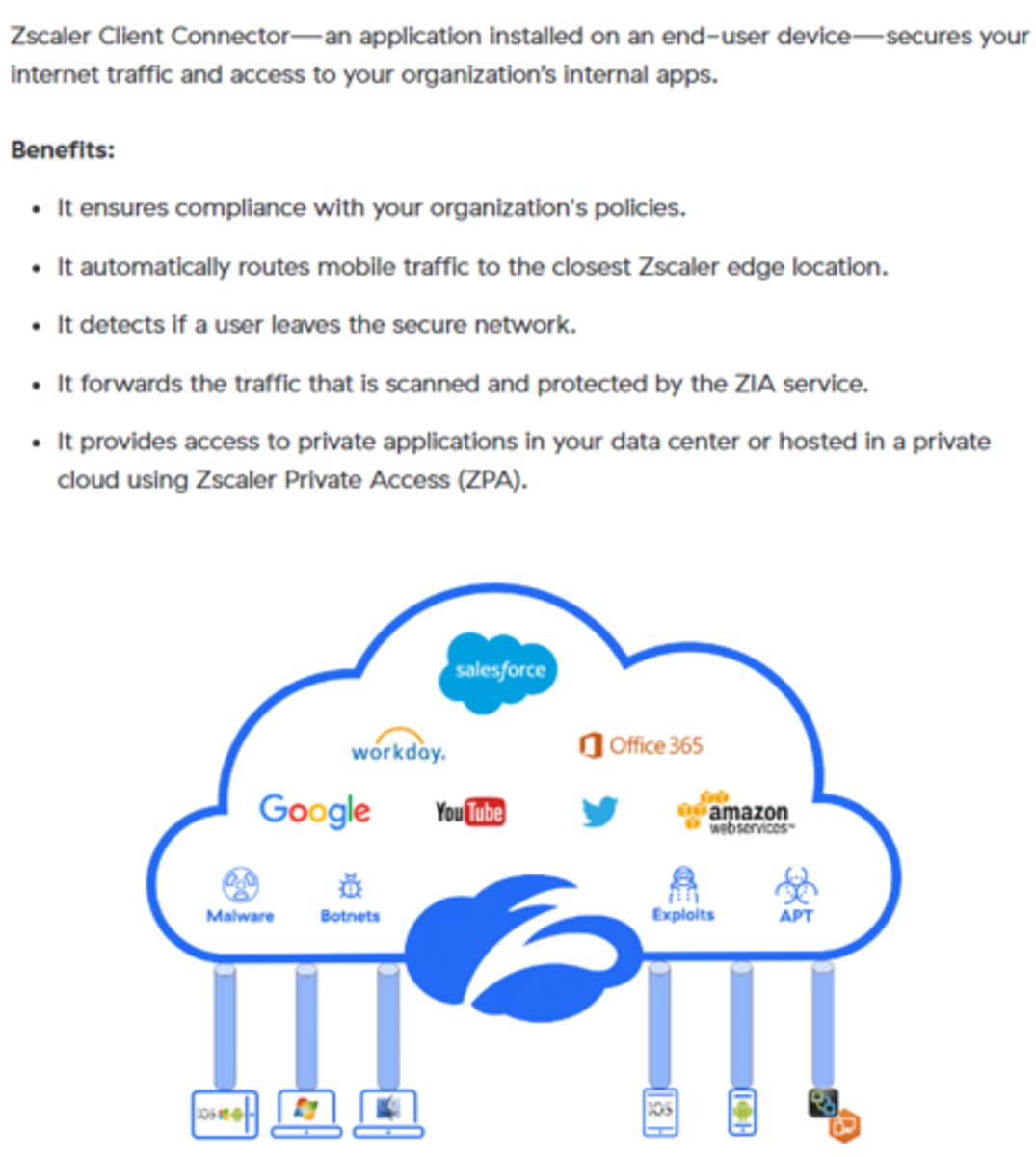 <p>It defines which Application Segments definitions are downloaded by the Zscaler Client Connector</p>