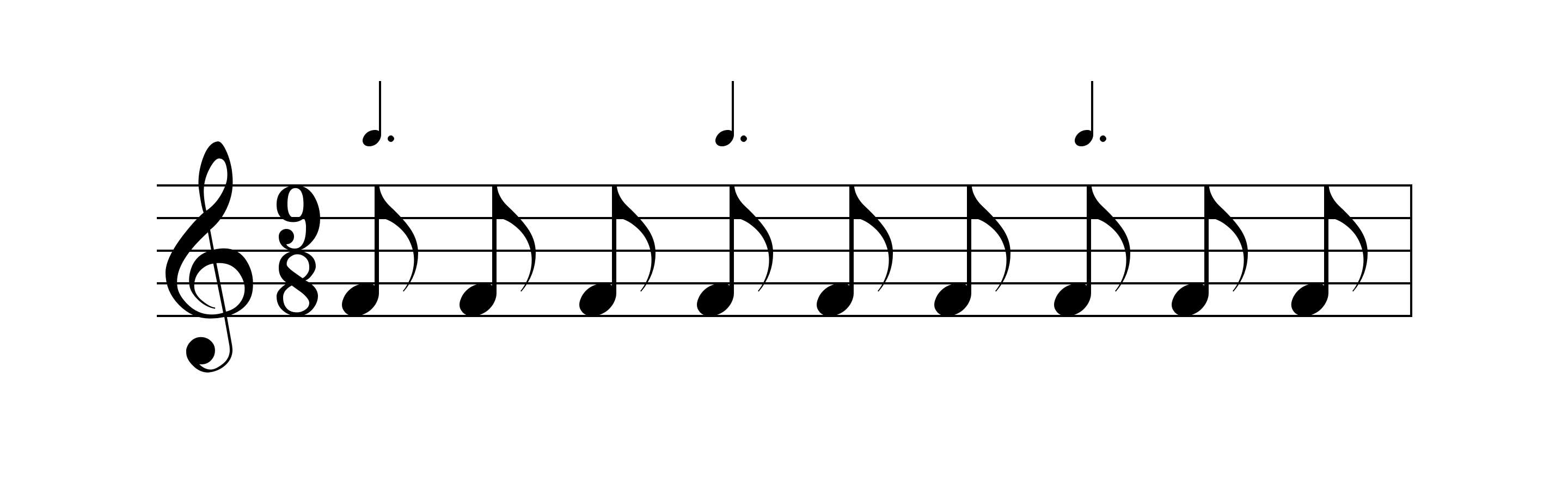 <p>compound triple; because there are three dotted quarter notes </p>