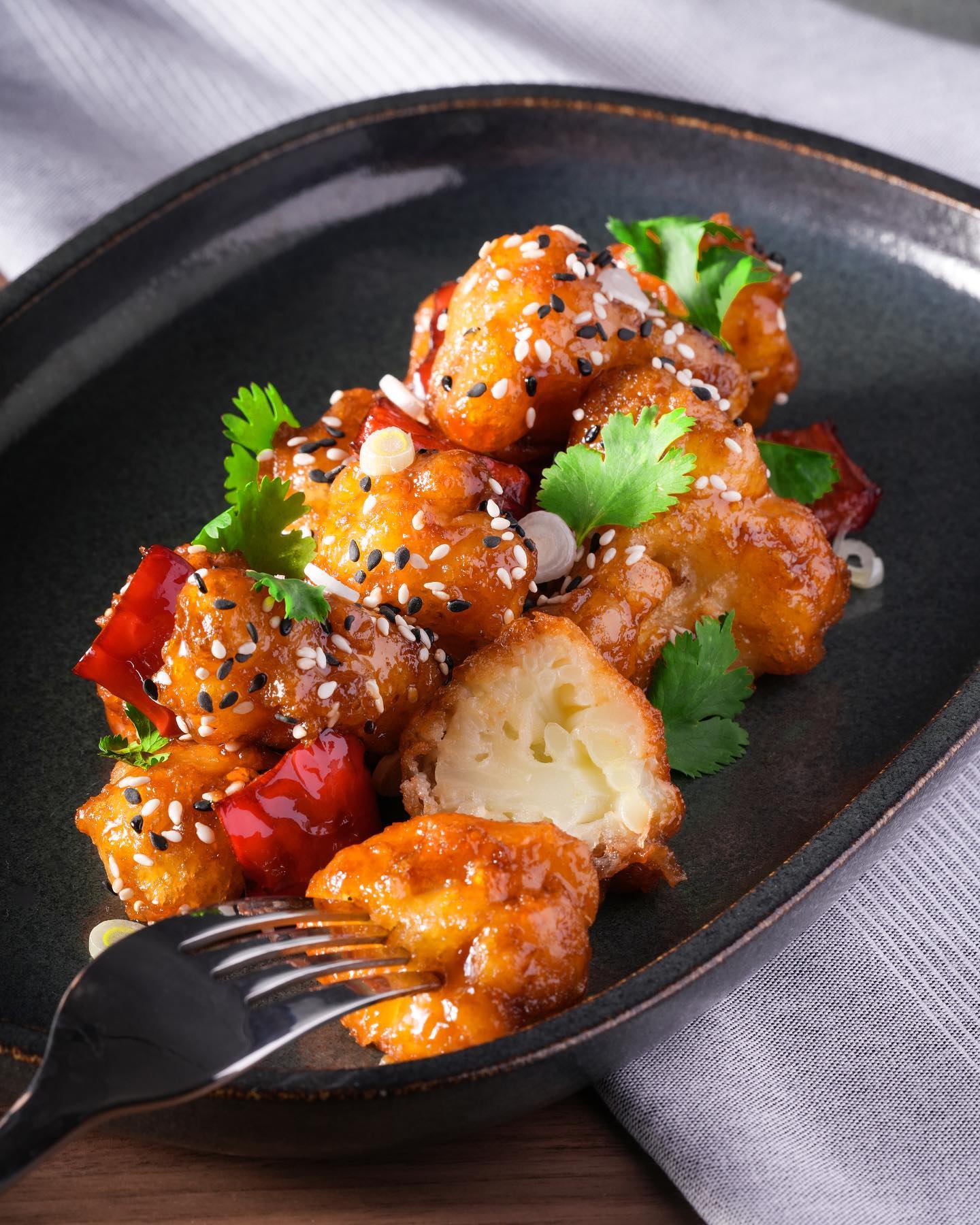 <p>Sticky Cauliflower</p>