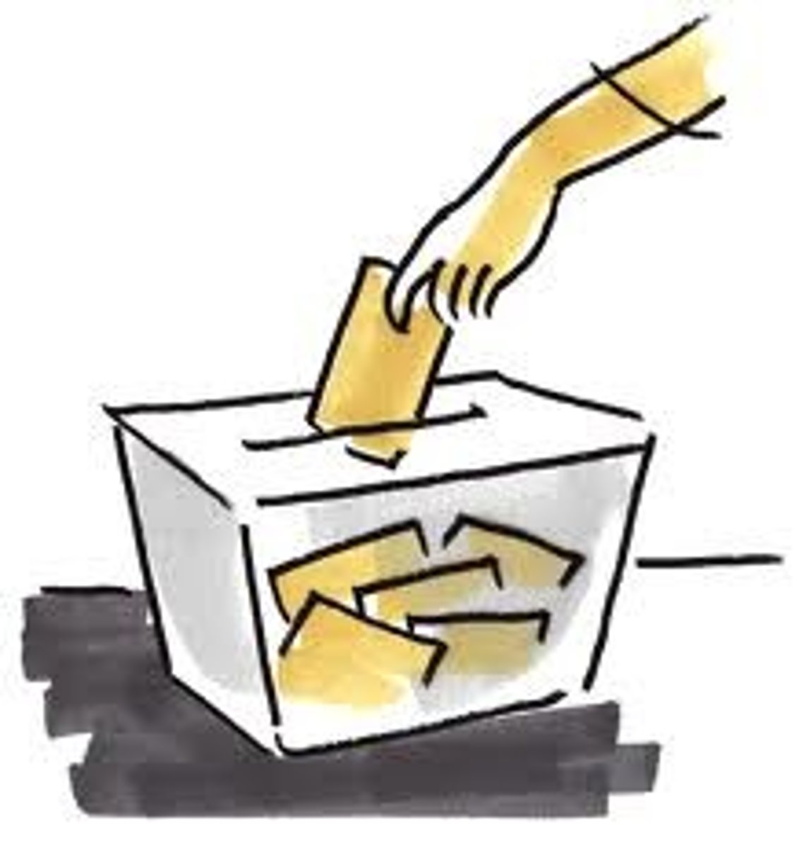 <p>the ballot (in general)</p>